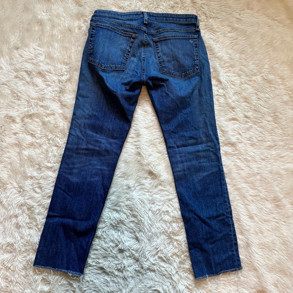 NWT Rag & Bone Dre Low Rise Boyfriend Raw Hem Jeans - Size 25 - Picture 4 of 9